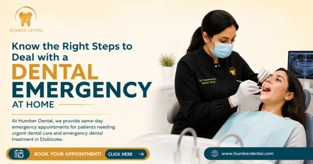 Know the Right Steps to Deal with a Dental Emergency at Home