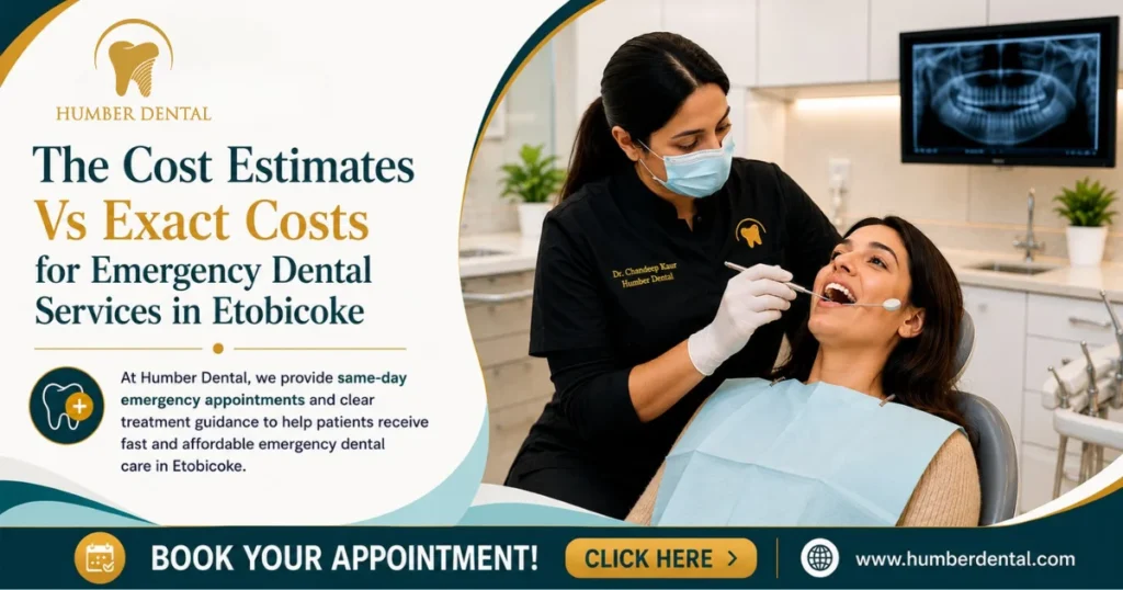 The Cost Estimates Vs Exact Costs for Emergency Dental Services in Etobicoke