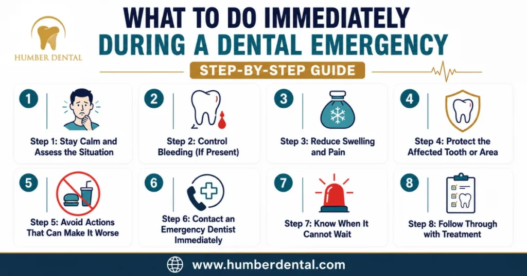 What to Do Immediately During a Dental Emergency (Step-by-Step)