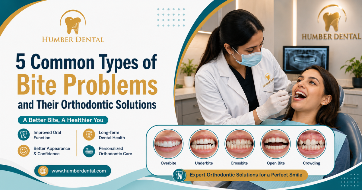 5 Common Types of Bite Problems and Their Orthodontic Solutions