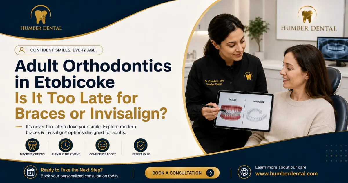 Adult-Orthodontics in Etobicoke Is It Too Late for Braces or Invisalign
