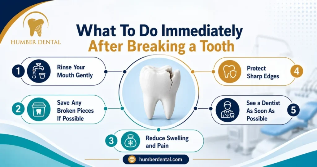What To Do Immediately After Breaking a Tooth