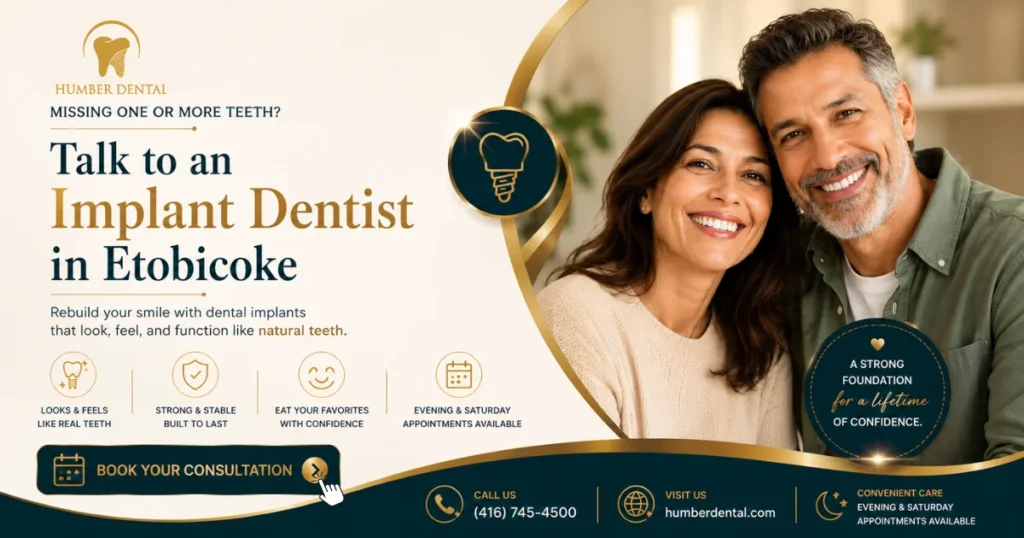 Talk to an Implant Dentist in Etobicoke