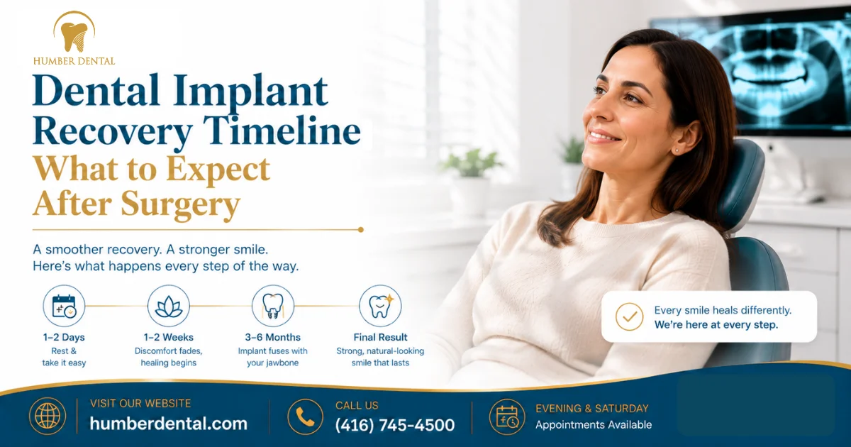 Dental Implant Recovery Timeline: What to Expect After Surgery