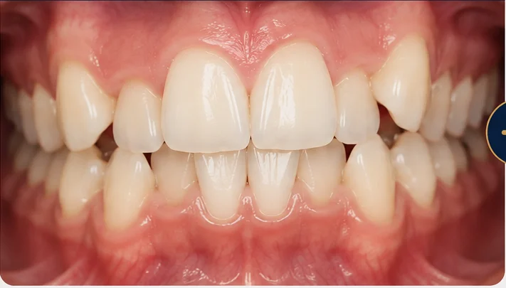 Before Invisalign treatment