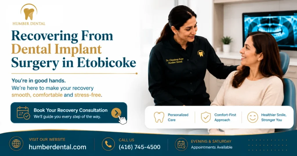 Recovering From Dental Implant Surgery in Etobicoke