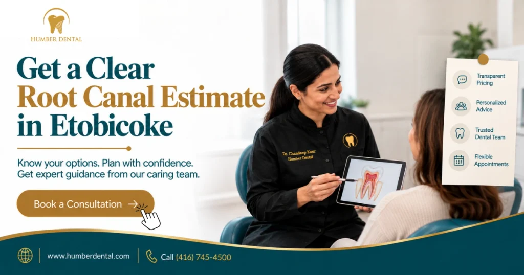Get a Clear Root Canal Estimate in Etobicoke